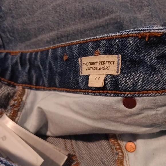 Madewell The Perfect Vintage Jean Short in lockeford wash Size 27 - Picture 5 of 8